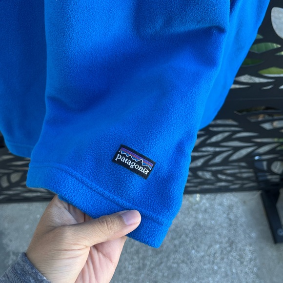 Patagonia Fleece Worn Wear Women's Micro D 1/4-Zip Jacket sweater Large - Picture 3 of 5